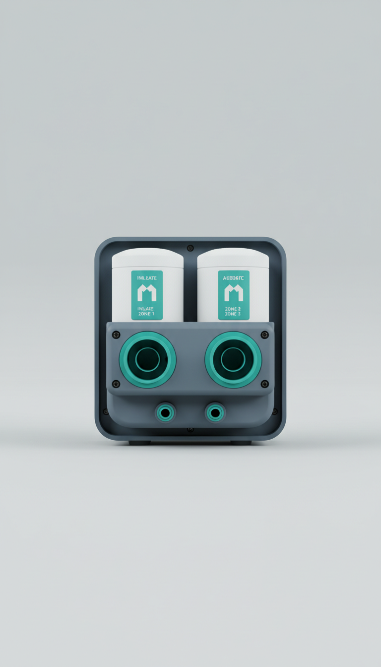 Dual Air Pump Unit With Quiet Operation