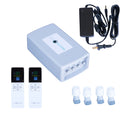 Complete 4 valve REM Air System replacement pump kit with wireless remotes and power adapter