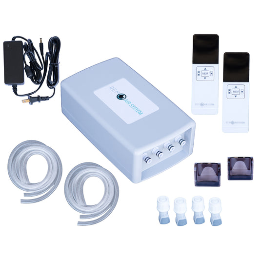 4 valve wireless replacement air bed pump compatible with Sleep Number and Select Comfort mattresses