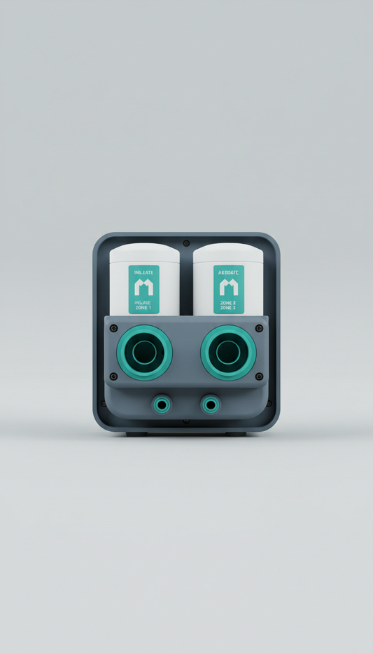 Dual Air Pump Unit With Quiet Operation