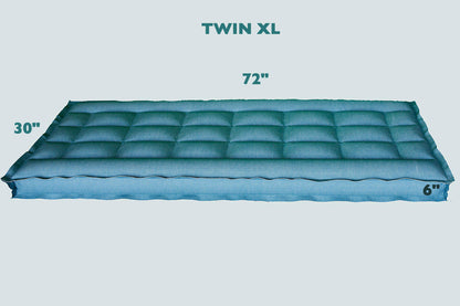 TWIN XL REM Air Systems Air Chamber Replacement Compatible with Select Comfort Sleep Number Dual Hoses (Cotton, 72" L x 30" W x 6" H) …